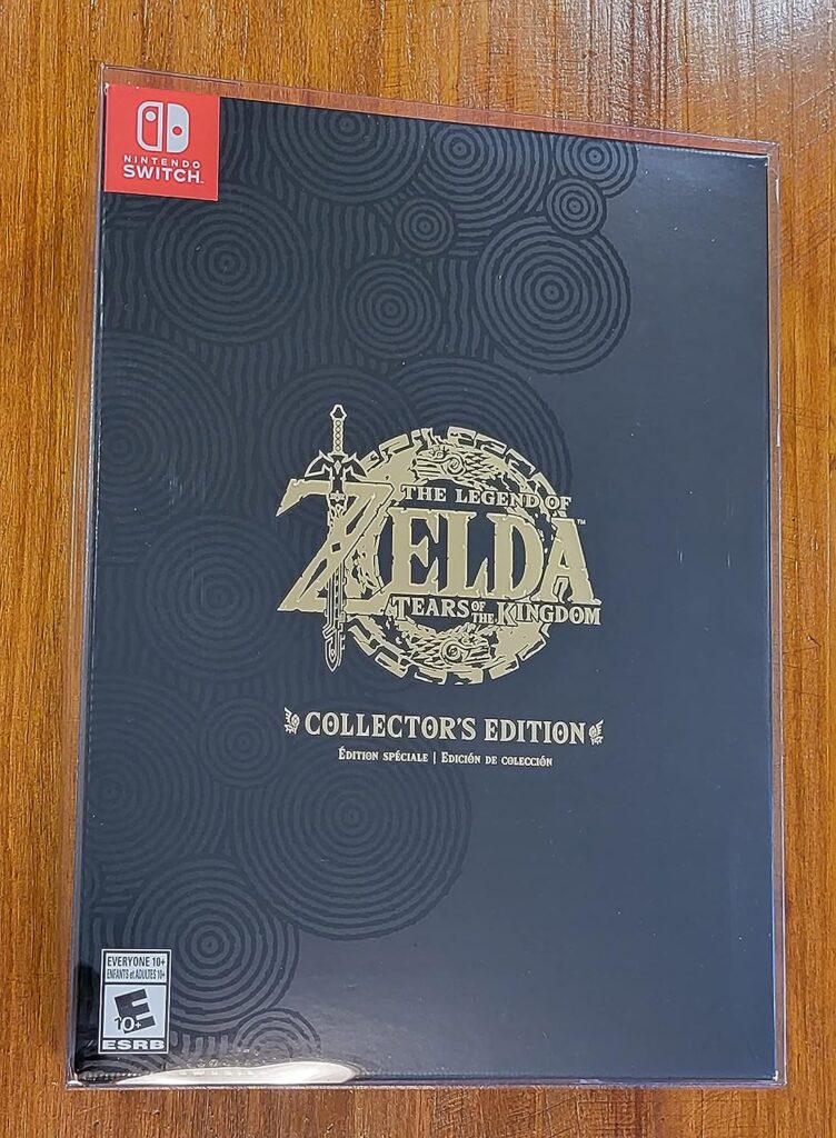 Clear Box Protector Compatible with The Legend of Zelda: Tears of The Kingdom Collectors Edition
