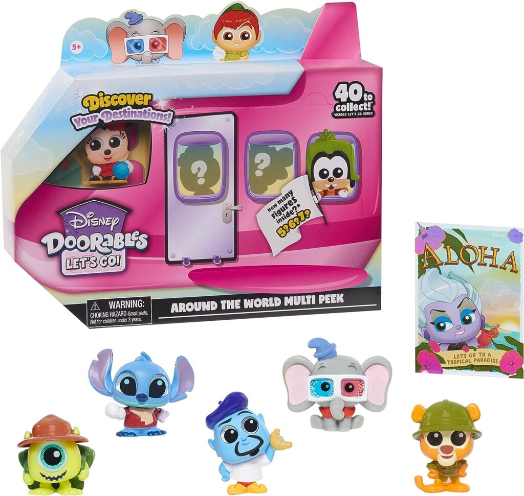 Doorables Lets Go Blind Bag Collectible Figures Series 1, Basket Stuffers, Officially Licensed Kids Toys for Ages 5 Up, Gifts and Presents by Just Play