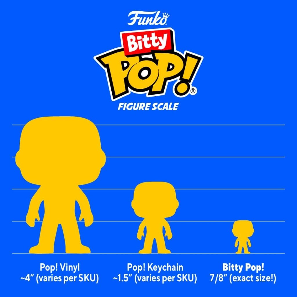 Funko Bitty Pop! DC Mini Collectible Toys - The Joker, Batgirl, Batman Mystery Chase Figure (Styles May Vary) 4-Pack