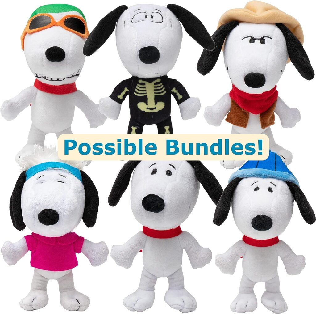 JINX Official Peanuts Collectible Plush Snoopy, Excellent Plushie Toy for Toddlers  Preschool, X-Ray Skeleton