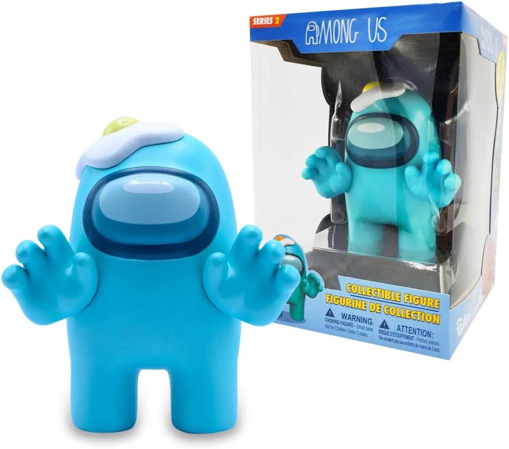 Just Toys LLC Among Us Collectible Figures - Series 2 (Aquamarine w/Egg)