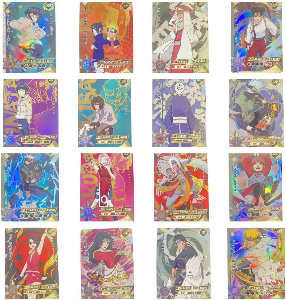 Ouwanz Ninja Anime Rare Collection Trading Cards 1 Box /40 Japanese Ninja Anime Character Cards with The Possibility of Getting 1 MR/SP/SLR Super Rare Card