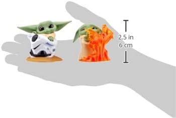 STAR WARS The Bounty Collection Series 2 The Child Collectible Toys 2.2-Inch Helmet Hiding Pose, Stopping Fire Pose Figure 2-Pack