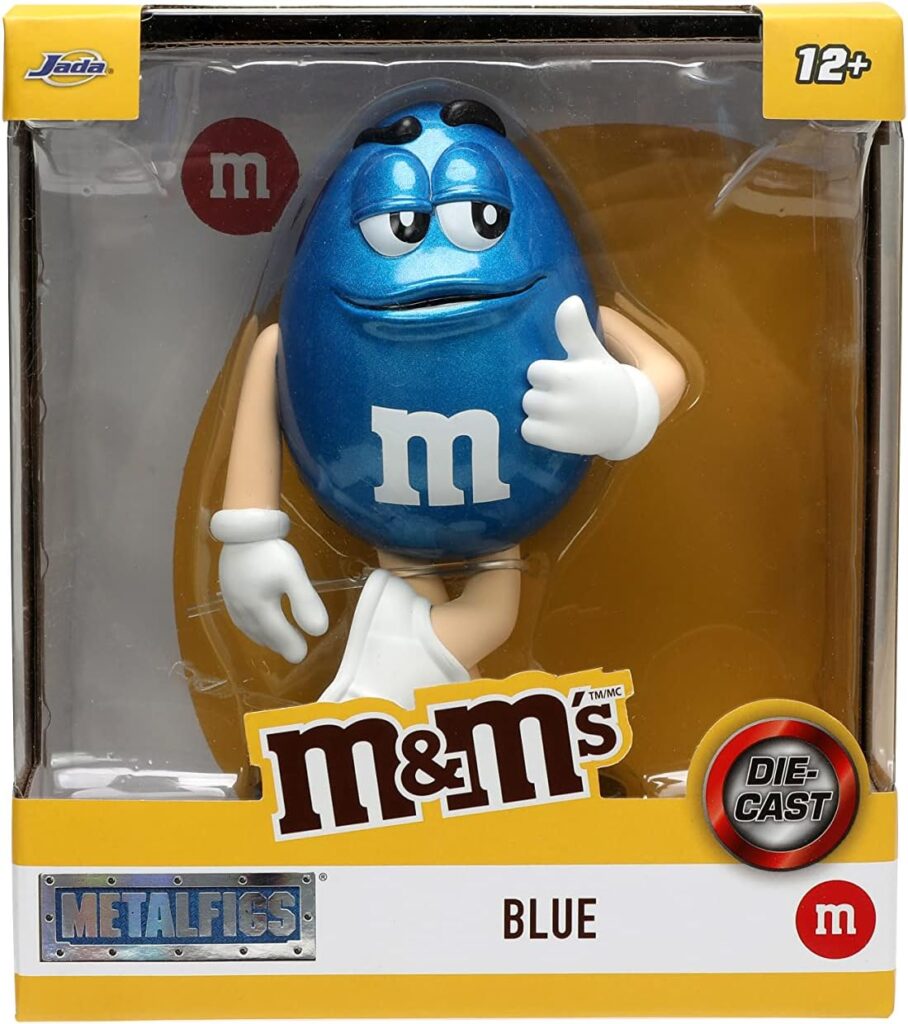 Jada Toys MMs 4 Blue Die-cast Collectible Figure, Toys for Kids and Adults (33237)