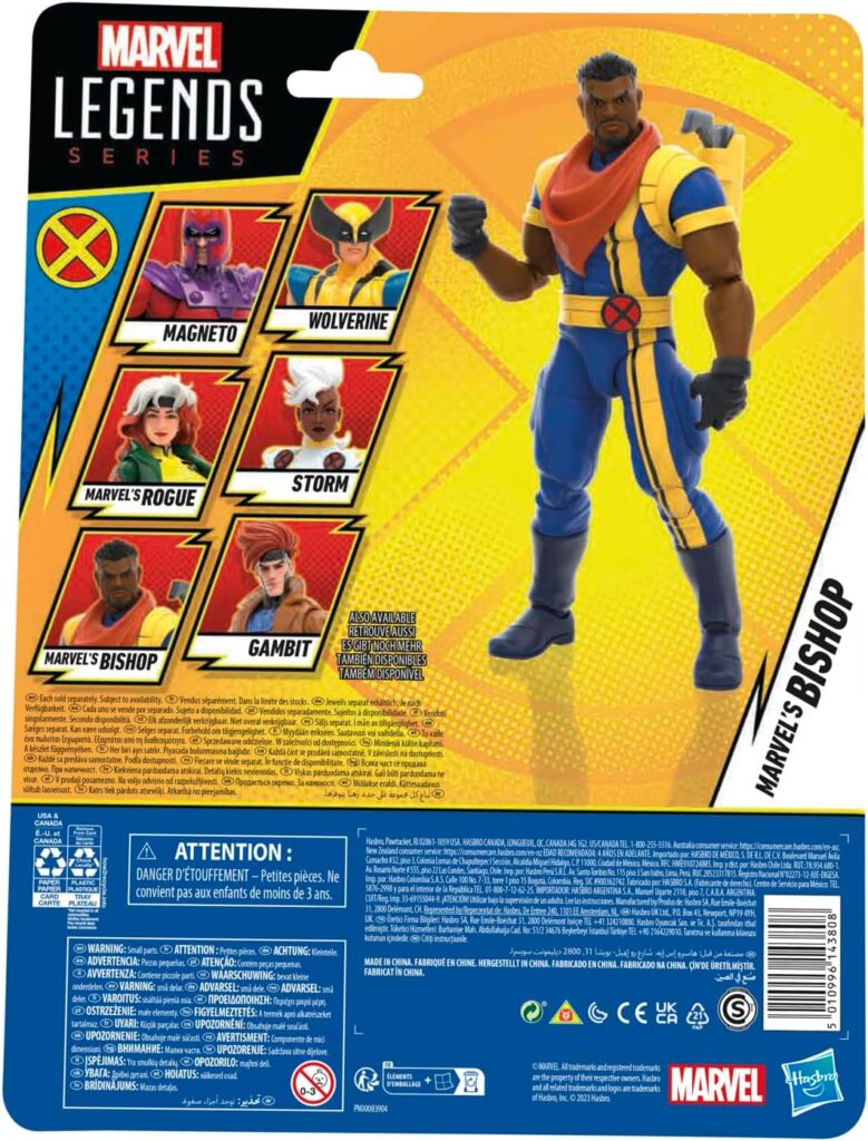 Marvel Hasbro Legends Series Bishop, X-Men ‘97 Collectible 6 Inch Action Figures, Legends Action Figures