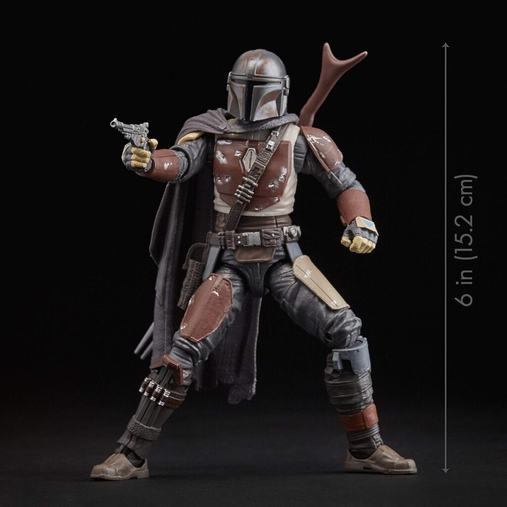 STAR WARS The Black Series The Mandalorian Toy 6 Scale Collectible Action Figure, Toys for Kids Ages 4  Up