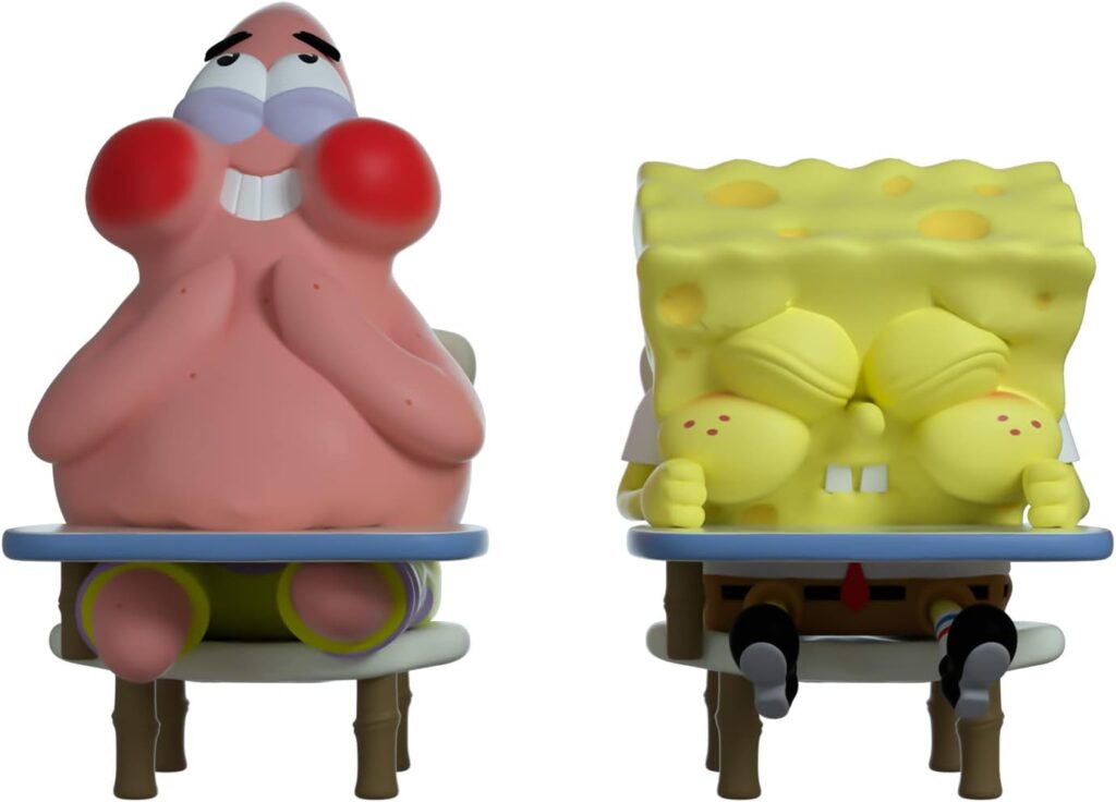 Youtooz Whats Funnier Than 24, 4 inch Vinyl Figure, Collectible Spongebob and Patrick from Funny Internet Meme Whats Funnier Than 24 by Youtooz Spongebob Squarepants Collection