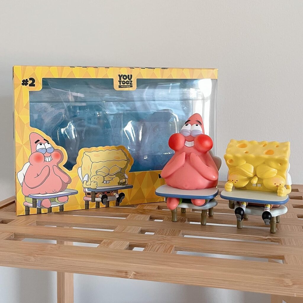 Youtooz Whats Funnier Than 24, 4 inch Vinyl Figure, Collectible Spongebob and Patrick from Funny Internet Meme Whats Funnier Than 24 by Youtooz Spongebob Squarepants Collection