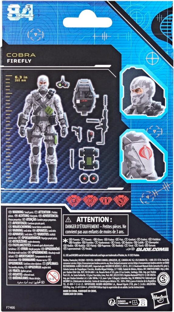 G.I. Joe Classified Series Firefly, Collectible G.I. Joe Action Figure, 84, 6 inch Action Figures for Boys  Girls, with 11 Accessories : Toys  Games