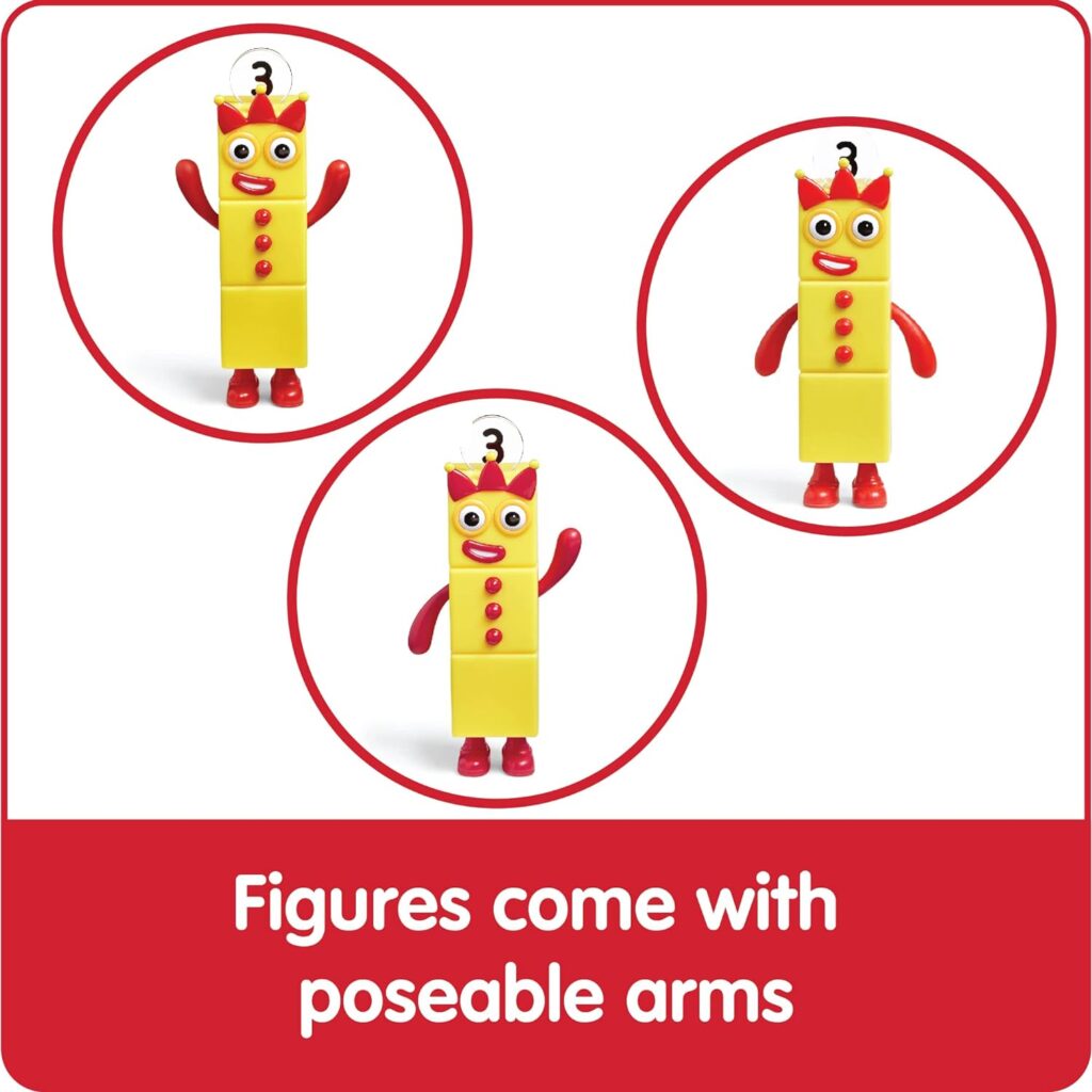 hand2mind Numberblocks Friends One to Five Figures, Toy Figures Collectibles, Small Cartoon Figurines for Kids, Mini Action Figures, Character Figures, Play Figure Playsets, Imaginative Play Toys : Hand2mind: Toys  Games