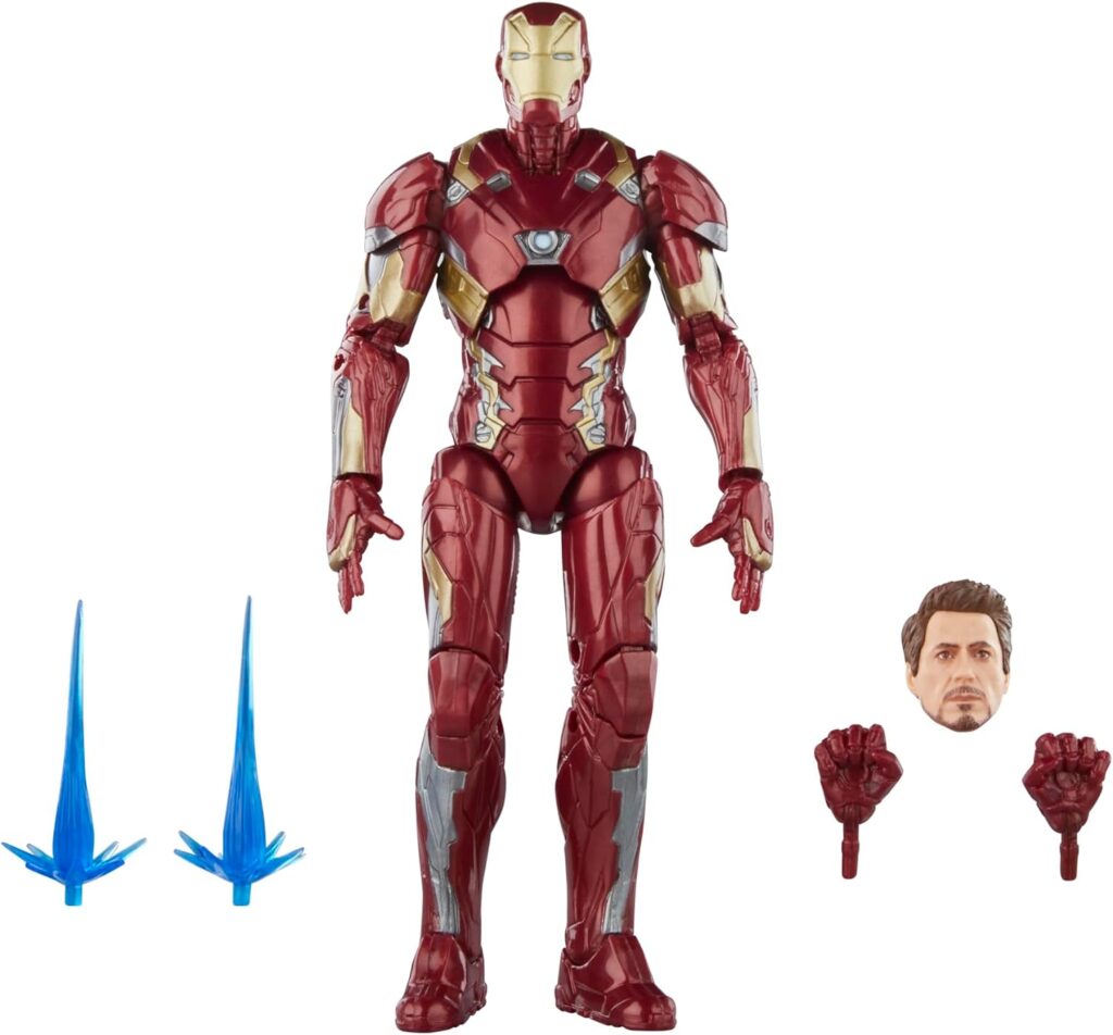 Marvel Hasbro Legends Series Iron Man Mark 46, Captain America: Civil War Collectible 6 Inch Action Figures, Legends Action Figures
