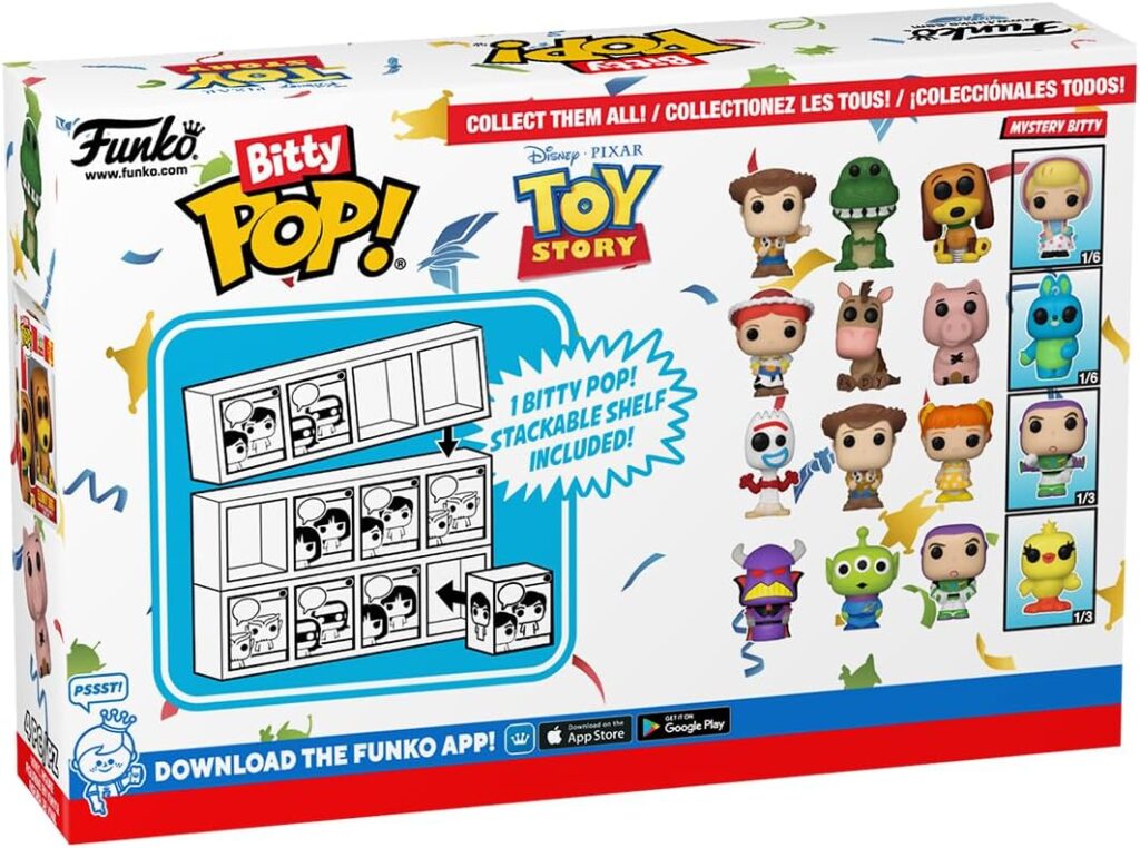 Funko Bitty Pop!: Toy Story Mini Collectible Toys - Woody, Rex, Slinky Dog  Mystery Chase Figure (Styles May Vary) 4-Pack
