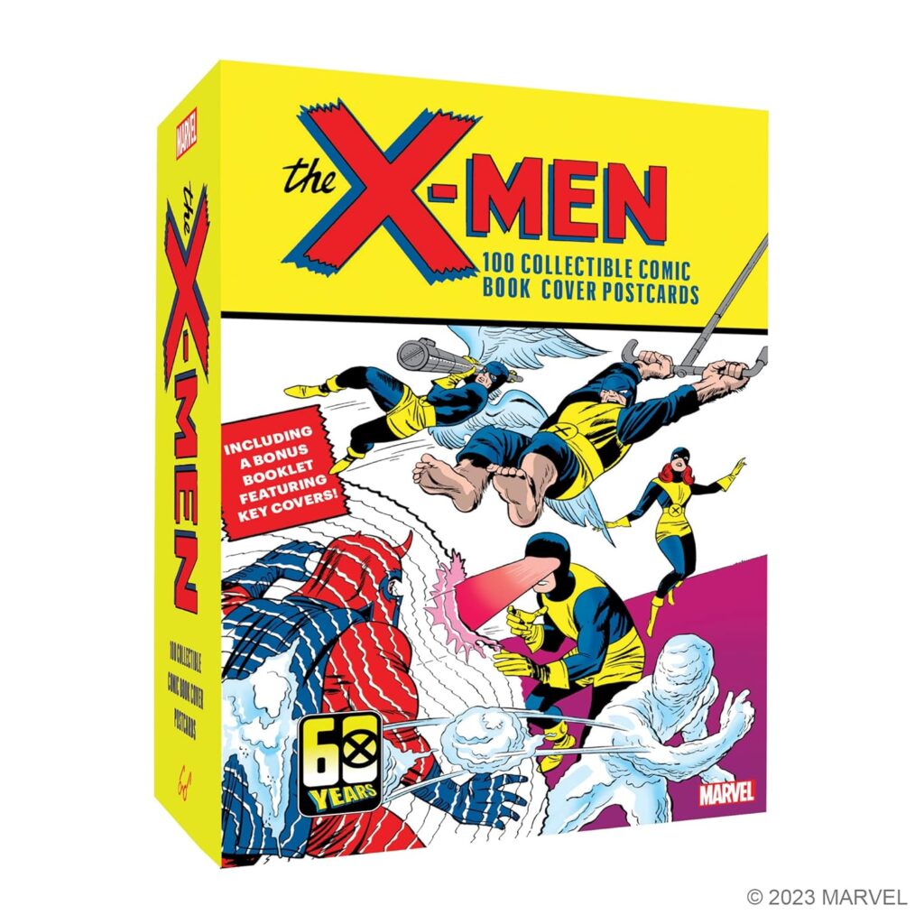 The X-Men: 100 Collectible Comic Book Cover Postcards (Marvel)     Card Book – September 19, 2023