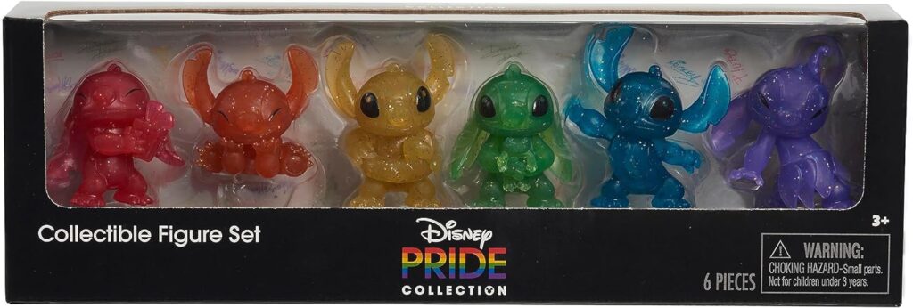STITCH Disney Pride Collectible Figure Set, Officially Licensed Kids Toys for Ages 3 Up by Just Play