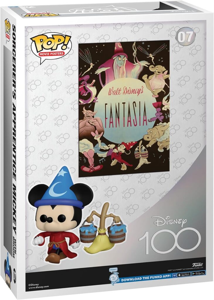 Funko Pop! Movie Poster: Disney 100 - Fantasia, Sorcerers Apprentice Mickey with Broom