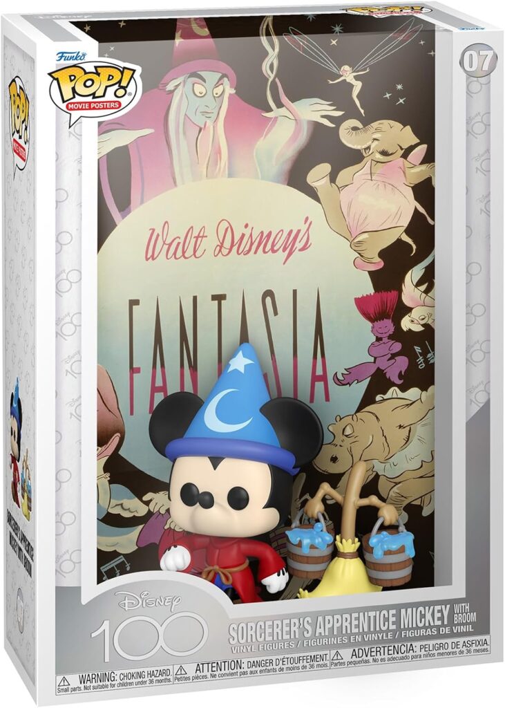 Funko Pop! Movie Poster: Disney 100 - Fantasia, Sorcerers Apprentice Mickey with Broom