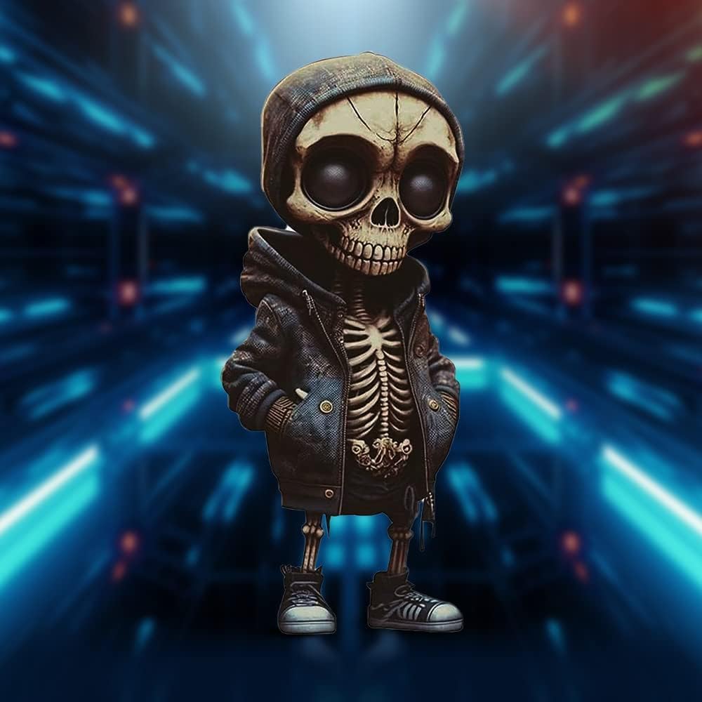 Cool Skeleton Decor, Cute Skeleton Figurines-Fun and Unique Skeleton Ornaments Decor Collectibles for Statue Collectors and Lovers