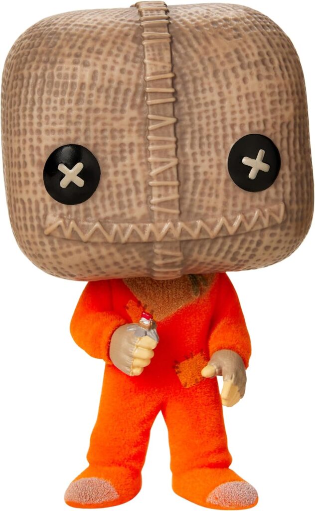 Funko Spirit Halloween Trick r Treat Sam with Razor Flocked POP! Figure | Horror Collectible