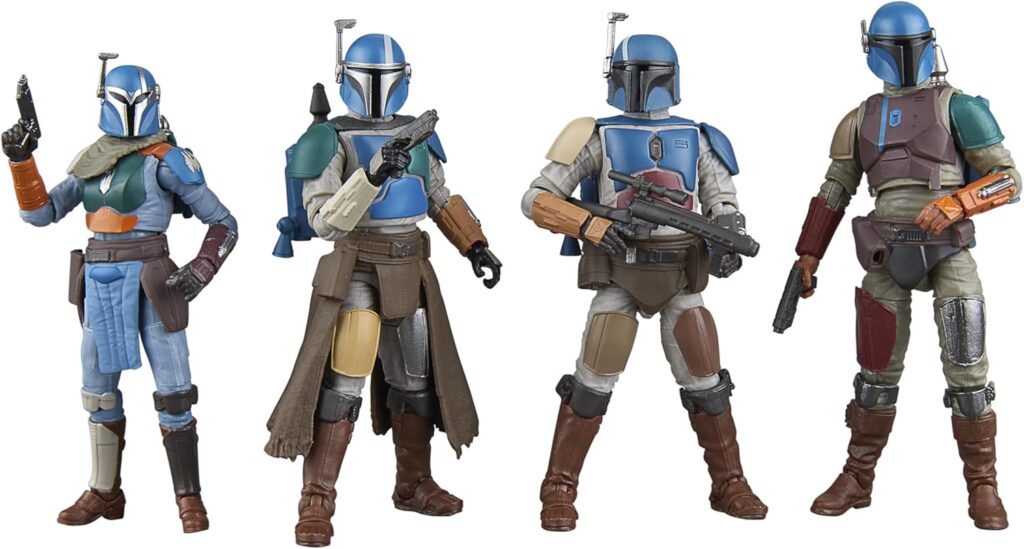 STAR WARS The Vintage Collection Mandalorian Shriek-Hawk, The Mandalorian 3.75 Inch Collectible 4-Pack (Amazon Exclusive)