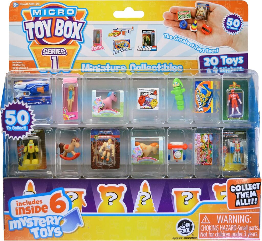 Worlds Smallest Micro Toy Box Series 1 Mini Collectibles 20 pc Set