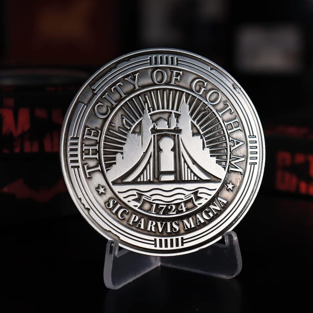 Official DC Comics The City of Gotham Medallion Limited Edition - The Batman Collectible - Only 9995 Worldwide