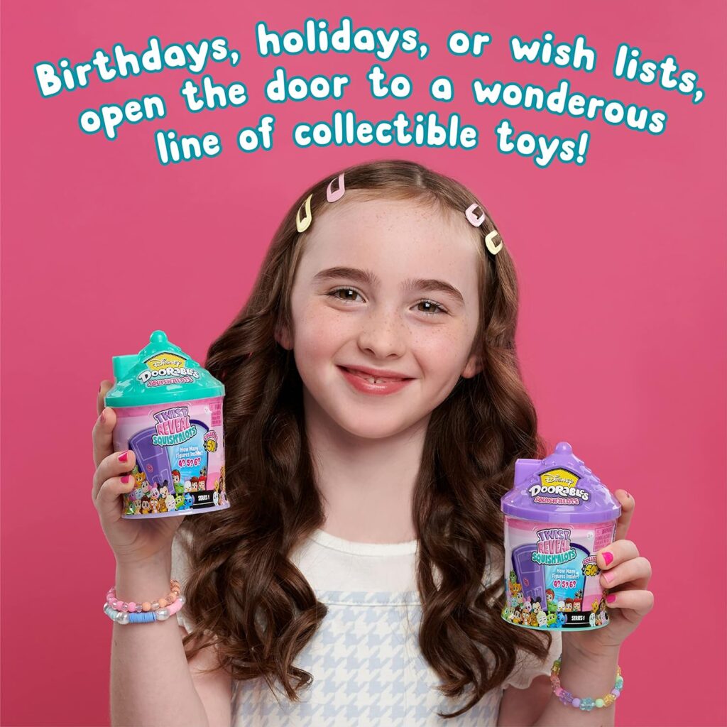 Just Play Squish’Alots Series 1, Collectible Blind Bag Figures in Capsule, Officially Licensed Kids Toys for Ages 5 Up by Just Play