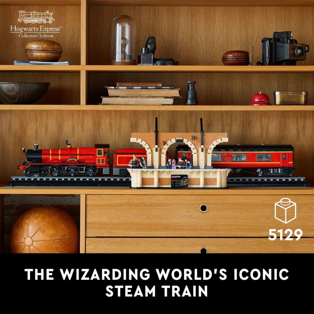 LEGO Harry Potter Hogwarts Express – Collectors Edition 76405, Iconic Replica Model Steam Train from The Films, Collectible Memorabilia Set for Adults