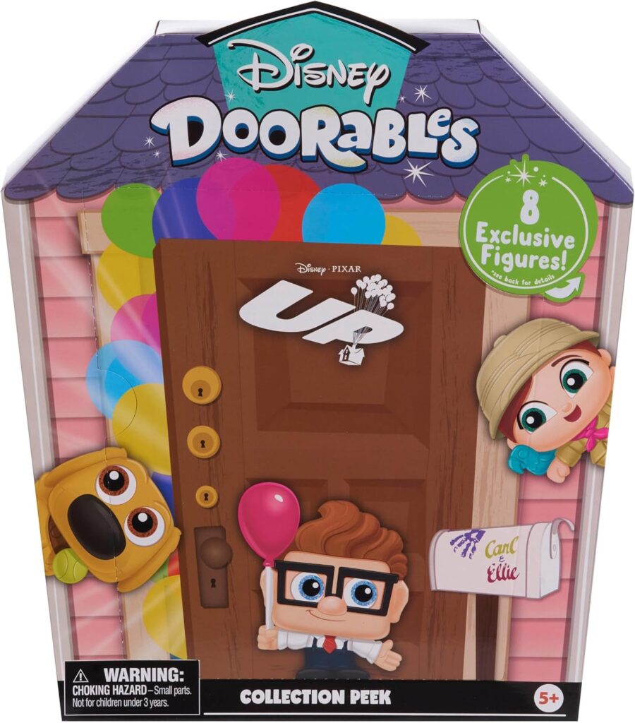 Disney Doorables UP Collector Pack, Collectible Blind Bag Figures, Kids Toys for Ages 5 Up, Amazon Exclusive